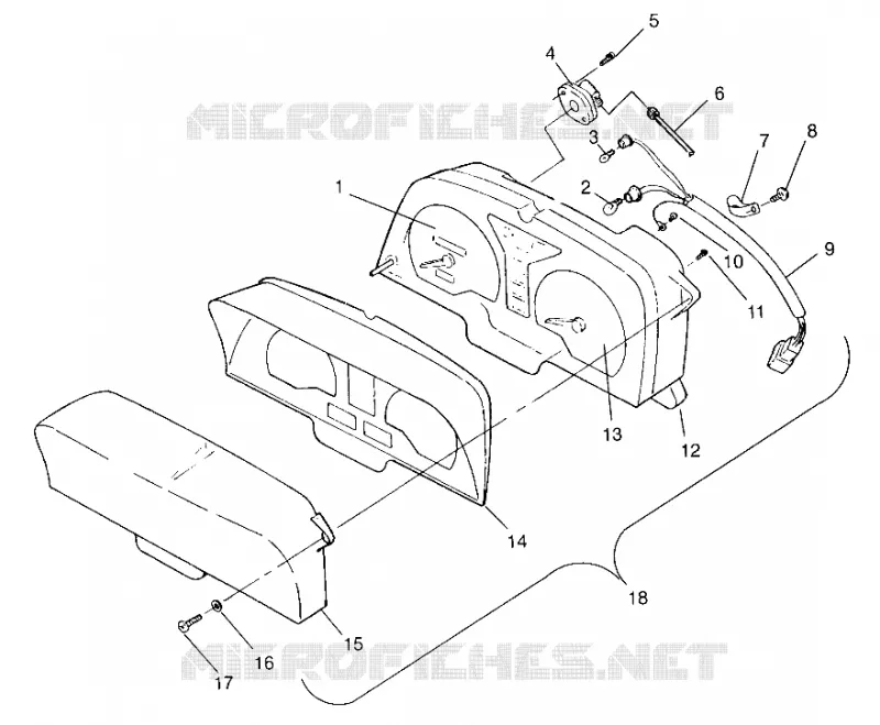 INSTRUMENTS 600 XCR SP 0965677 AND EUROPEAN 600 XCR SP E965677 (4932063206B001)