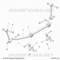 SUSPENSION, FRONT BARRE STABILISATRICE- G21GAE99A4 (C701011-2)