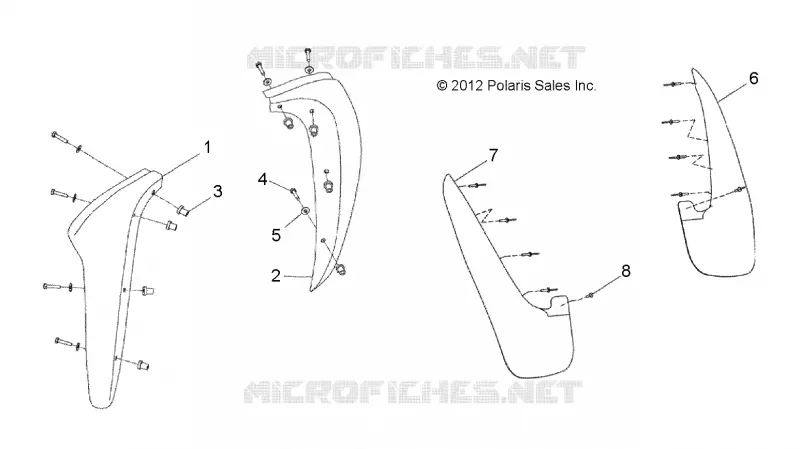 GARDE BOUES AND FLAPS