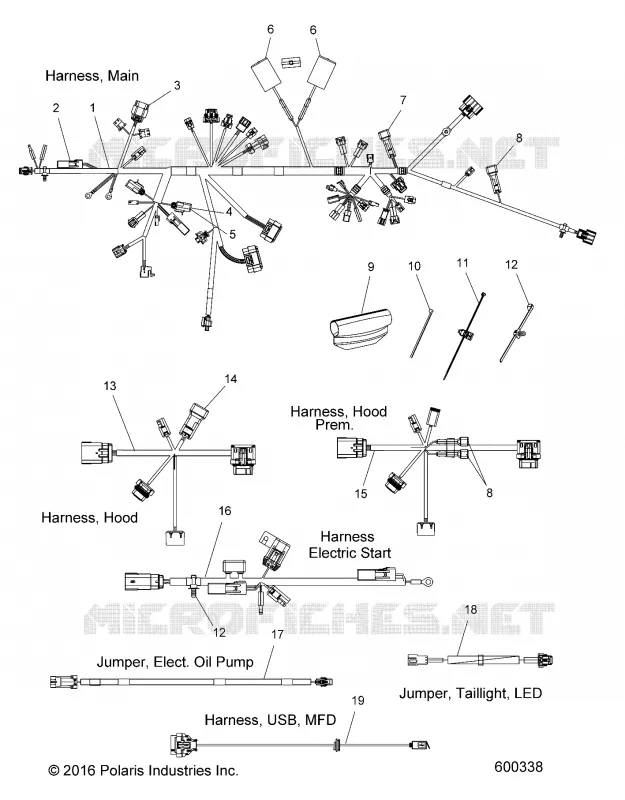 ELECTRICITE, WIRE HARNESS