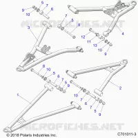 SUSPENSION AVANT CONTROL ARMS