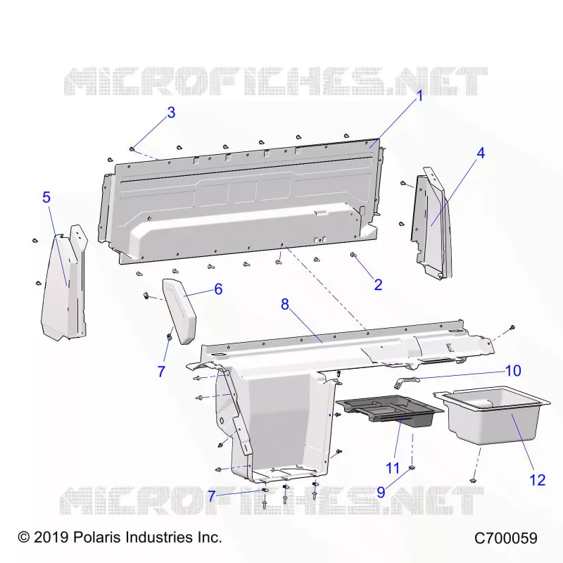 CARROSSERIE ARRIERE CLOSEOFF, AND FENDERS