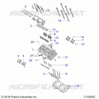 CYLINDRE HEAD, CAM AND VALVES