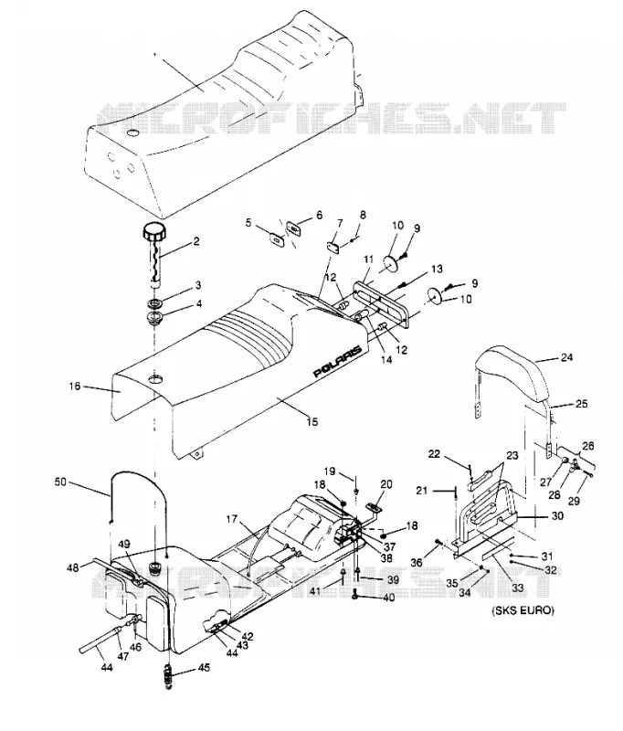 SIEGE ET RESERVOIR 440 0952760, 440 SKS 0952560,  and EUROPEAN 440 (4929032903A008)
