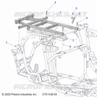 CHASSIS, CARGO FIXATION COFFRE