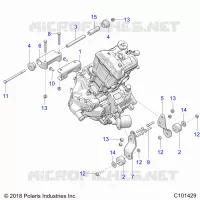 MOTEUR, MOUNTING & LONG BLOCK