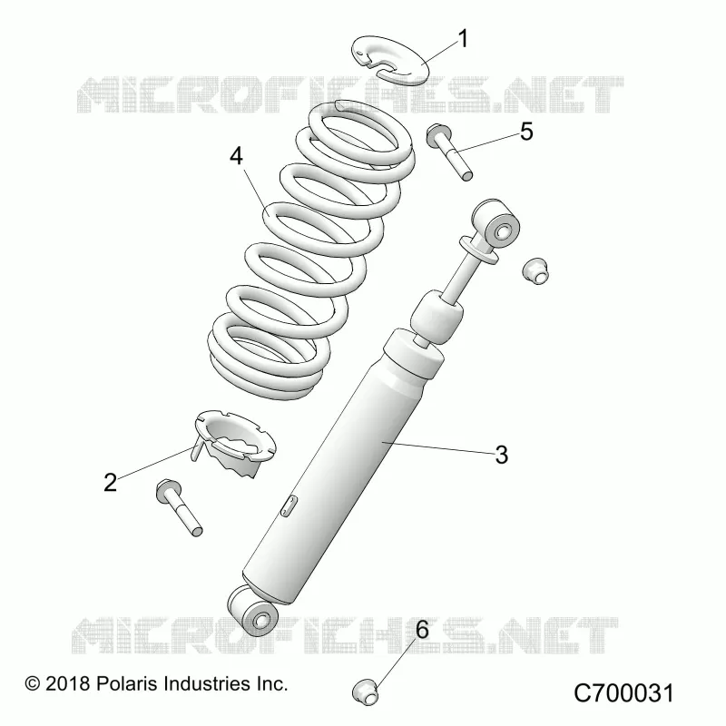 SUSPENSION AVANT SHOCK MOUNTING