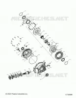 SYSTÃˆME DE TRANSMISSION, REAR GEARCASE INTERNALS