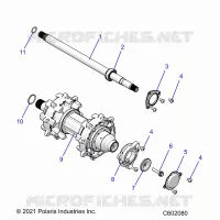 DRIVE TRAIN, JACKSHAFT AND ARBRE DE TRANSMISSION