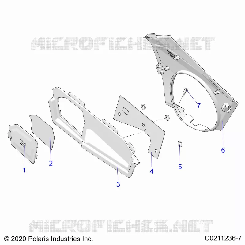 CLOSE OFF PANEL and ACCESS PANEL