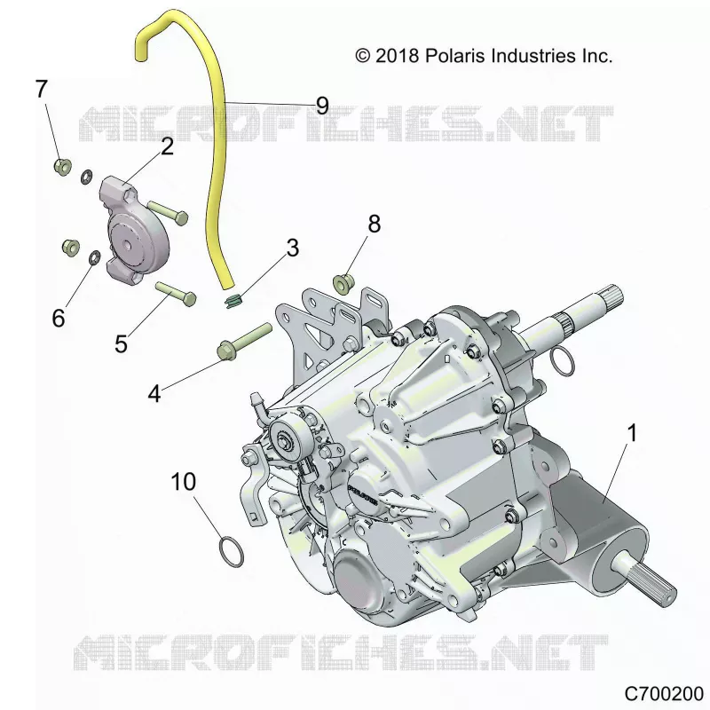 SYSTÃˆME DE TRANSMISSION, MAIN GEARCASE MOUNTING