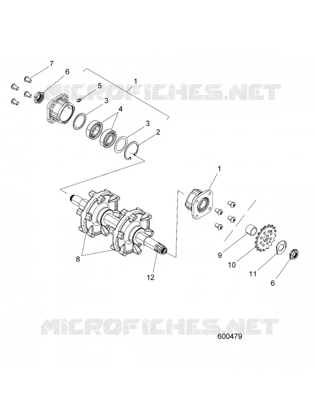 SYSTÈME DE TRANSMISSION, ARBRE DE TRANSMISSION ASM.