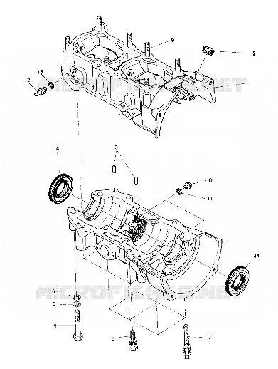 CARTERS MOTEUR (400) (4909500950028A)