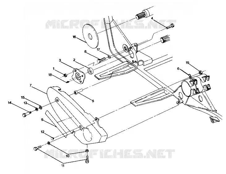 RIGHT HAND COUVERCLE DE CHAINE ASSEMBLY (4916351635030A)