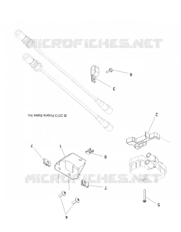 ELECTRICITE, IGNITION COIL MOUNTING