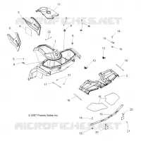 HABITACLE AVANT and FRONT BOX COVER