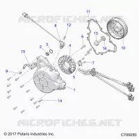 ENGINE, STATOR AND FLYROUE