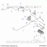 SYSTÃˆME D'ALIMENTATION, FUEL TANK EVAP, CANISTER AND LINES