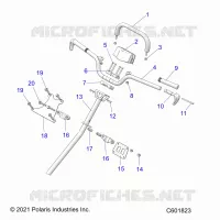 STEERING, HANDLEBAR, COLONNE DE DIRECTION