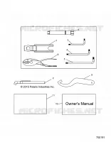 REFERENCES, TOOL KIT AND MANUEL DU PROPRIETAIRES