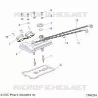 ENGINE, THROTTLE BODY AND COUVERCLE SOUPAPE
