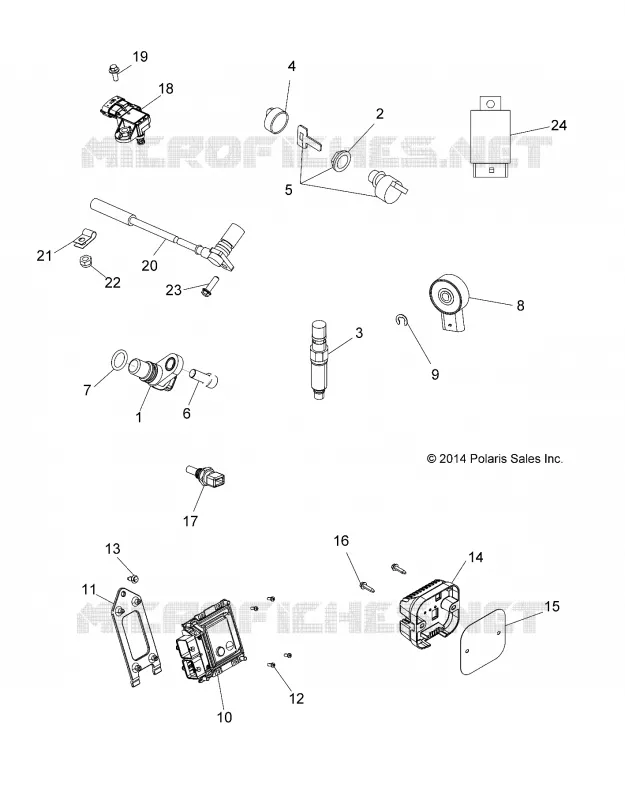 ELECTRICITE, SWITCHES, SENSORS AND ECM