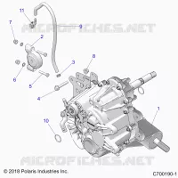 SYSTÃˆME DE TRANSMISSION, MAIN GEARCASE MOUNTING
