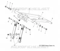 BRAS DE SUSPENSION AVANT (144 INCH)