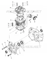 CRANKCASE AND CYLINDRE (STAR) (4910951095019A)