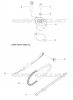 MOTEUR, TENSIONER, CAM CHAINE