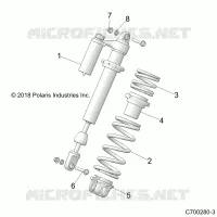 SUSPENSION, AMORTISSEUR AVANT MOUNTING