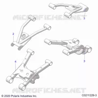 SUSPENSION ARRIERE CONTROL ARMS