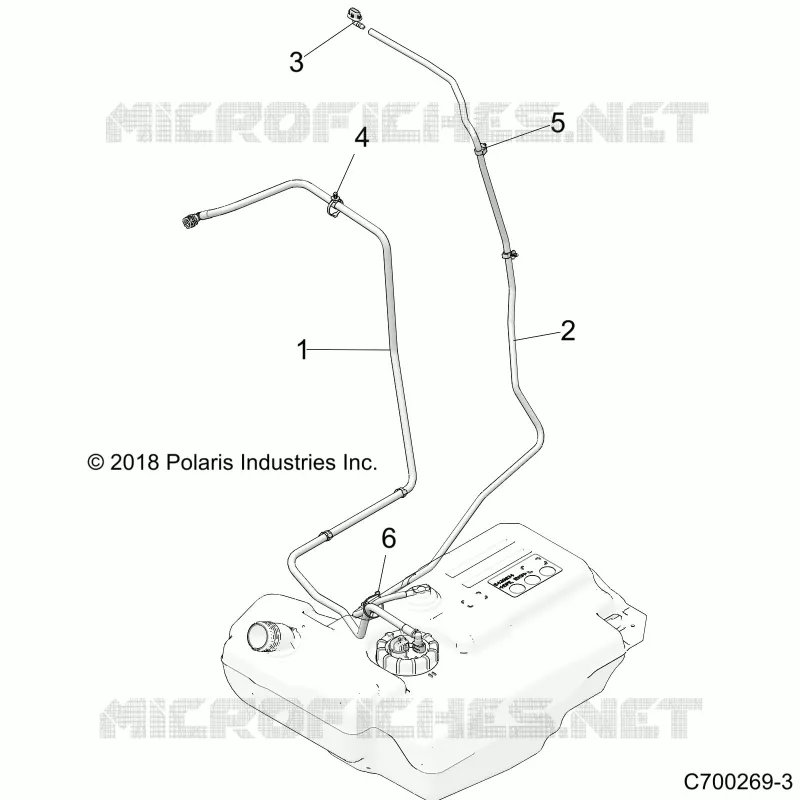 BODY, CARBURANT LINES, STD.