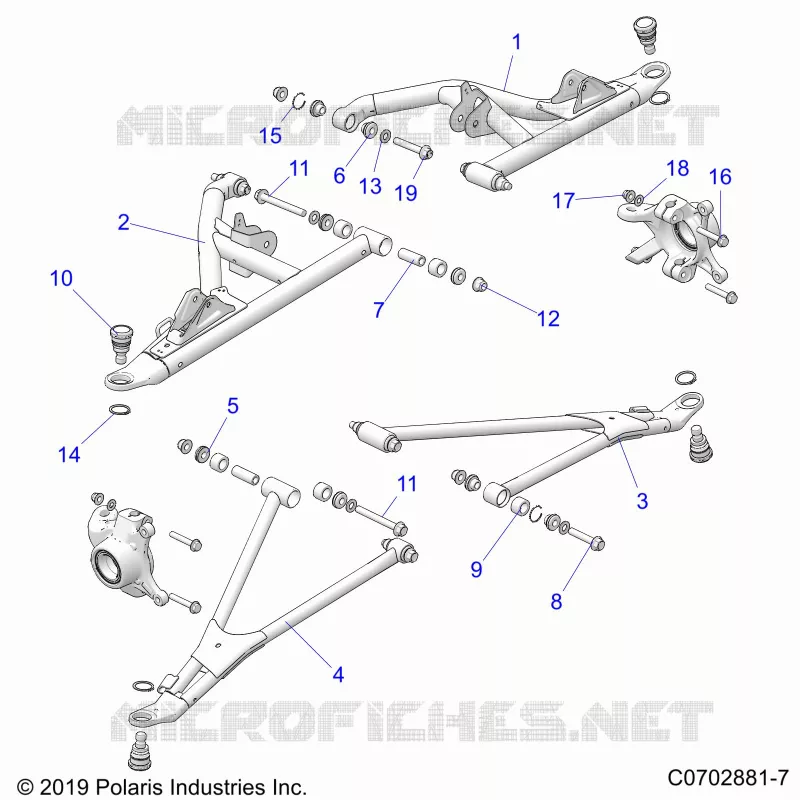 SUSPENSION AVANT CONTROL ARMS