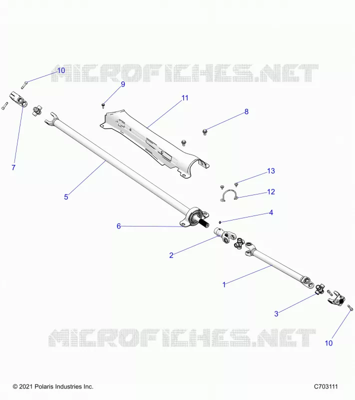 SYSTÃˆME DE TRANSMISSION, PROP SHAFT