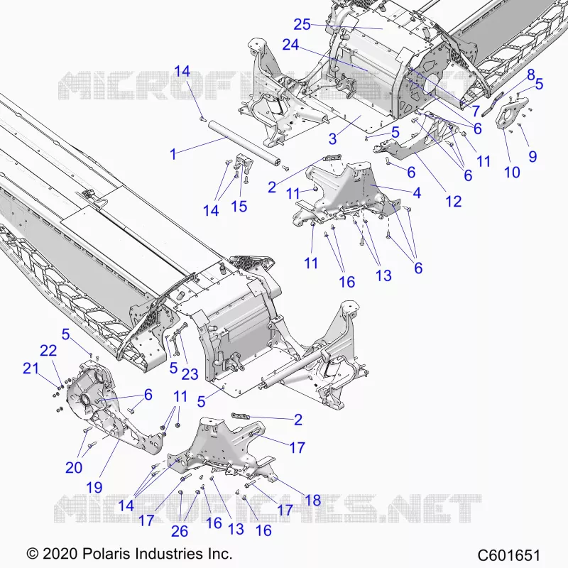 CHASSIS, BULKHEAD ASM.