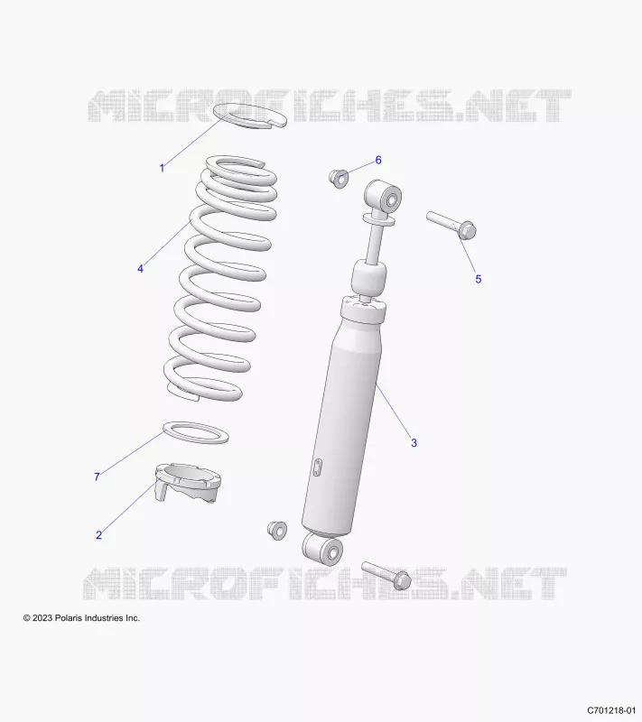 SUSPENSION, AMORTISSEUR AVANT MOUNTING