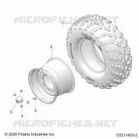 ROUES, REAR TIRE
