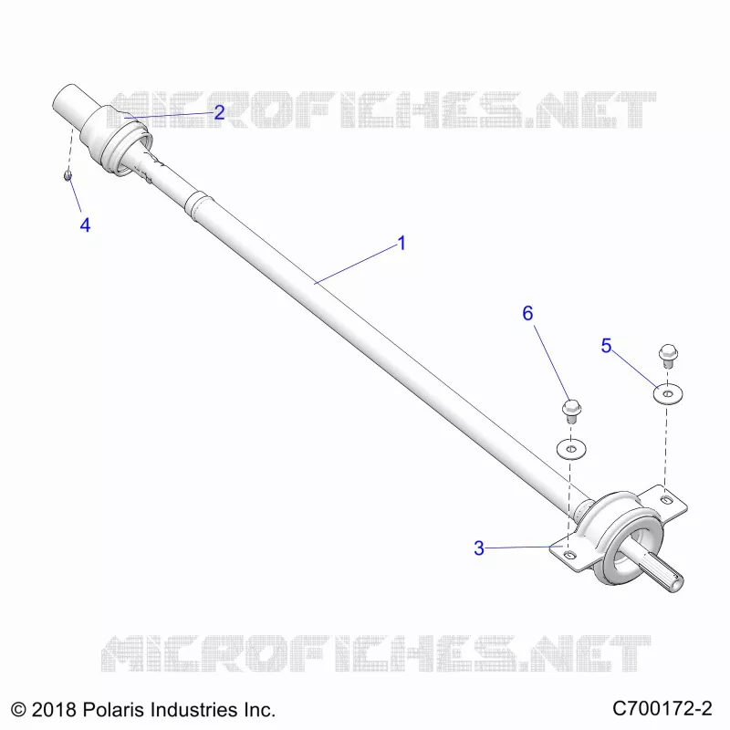 SYSTÃˆME DE TRANSMISSION, REAR PROP SHAFT