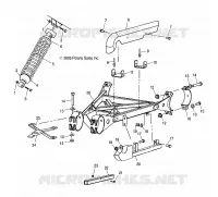 BRAS OSCILLANT WELDMENT, REAR