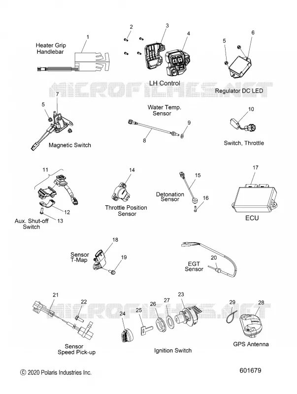 ELECTRICITE, SWITCHES, SENSORS AND COMPONENTS