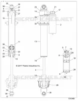 SUSPENSION, AMORTISSEUR AVANT INTERNALS