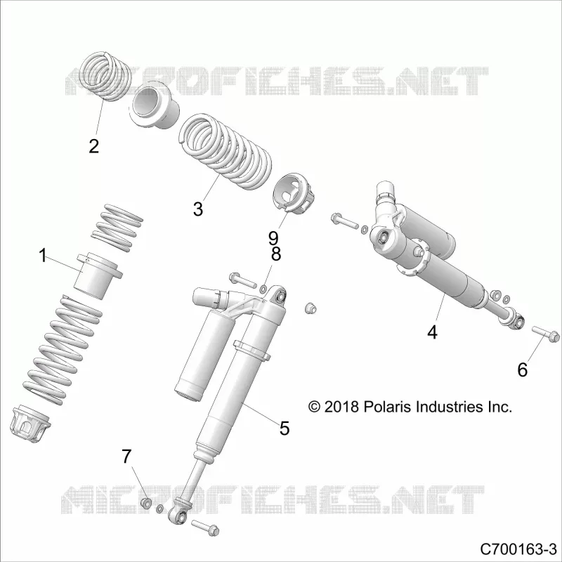 SUSPENSION, AMORTISSEUR AVANT MOUNTING
