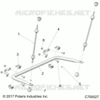 SUSPENSION, REAR BARRE STABILISATRICE