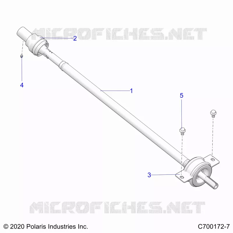 SYSTÃˆME DE TRANSMISSION, REAR PROP SHAFT