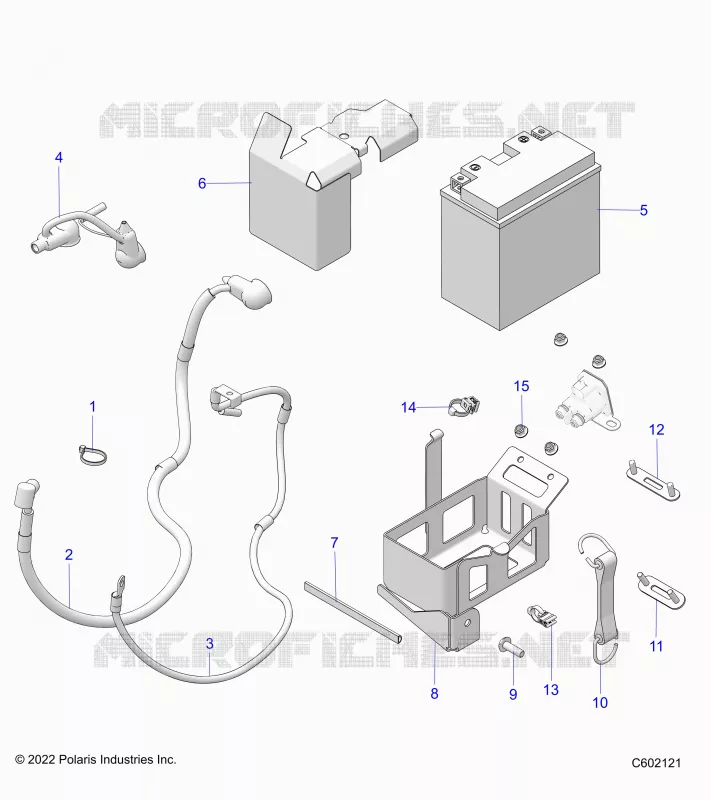 ELECTRICITE, BATTERY/BOX AND CABLES