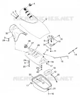 COFFRE AVANT SL 780 B974088 and Intl. SL 780 I974088 (4940924092A008)