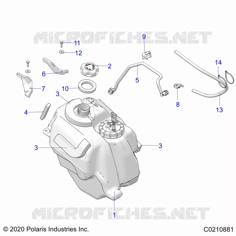SYSTÃˆME D'ALIMENTATION, FUEL TANK ASM.