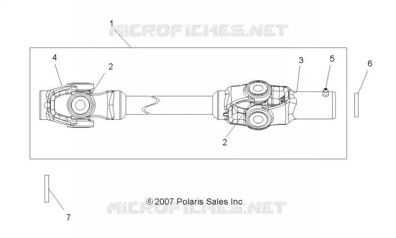 DRIVE TRAIN, FRONT ARBRE DE TRANSMISSION