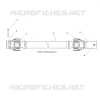 DRIVE TRAIN, ARBRE DE TRANSMISSION AVANT